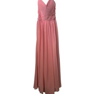 Bridesmaid Wedding Formal Strapless Gown large